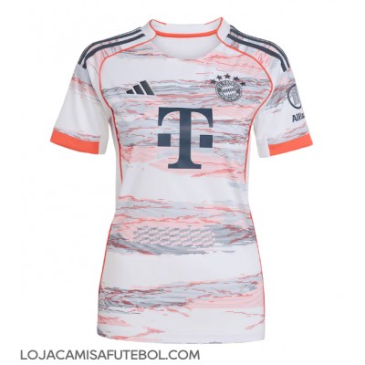 Camisa de Futebol Bayern Munich Joshua Kimmich #6 Equipamento Secundário Mulheres 2025-26 Manga Curta Camisa de Futebol Bayern Munich Joshua Kimmich #6 Equipamento Secundário Mulheres 2025-26 Manga Curta